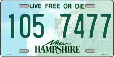 NH license plate 1057477