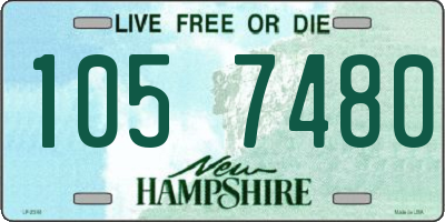 NH license plate 1057480