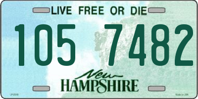 NH license plate 1057482