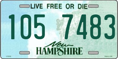 NH license plate 1057483
