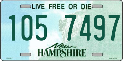 NH license plate 1057497
