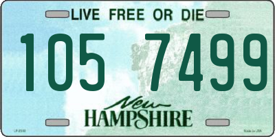 NH license plate 1057499
