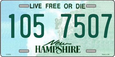 NH license plate 1057507