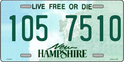 NH license plate 1057510