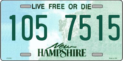 NH license plate 1057515