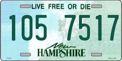 NH license plate 1057517