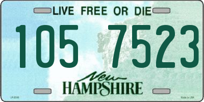NH license plate 1057523