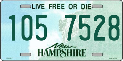NH license plate 1057528