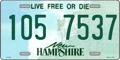 NH license plate 1057537