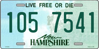 NH license plate 1057541