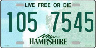 NH license plate 1057545