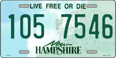 NH license plate 1057546