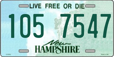 NH license plate 1057547