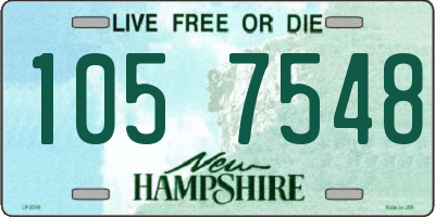 NH license plate 1057548