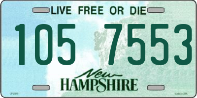 NH license plate 1057553