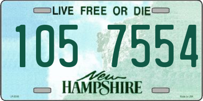 NH license plate 1057554
