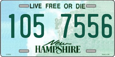 NH license plate 1057556