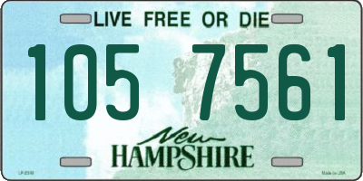 NH license plate 1057561