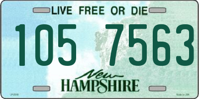 NH license plate 1057563