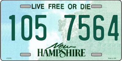 NH license plate 1057564