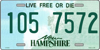NH license plate 1057572