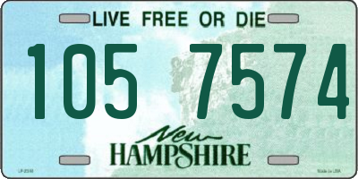 NH license plate 1057574