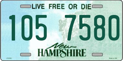 NH license plate 1057580