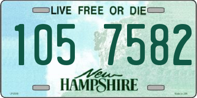 NH license plate 1057582
