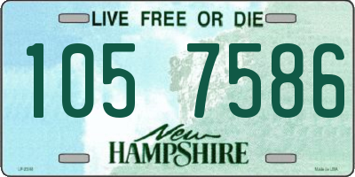 NH license plate 1057586