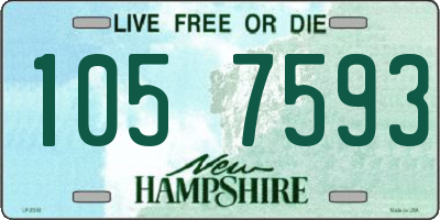 NH license plate 1057593