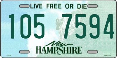 NH license plate 1057594