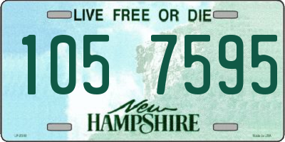 NH license plate 1057595