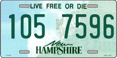 NH license plate 1057596