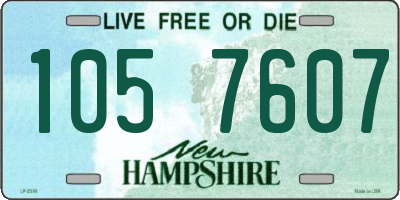 NH license plate 1057607