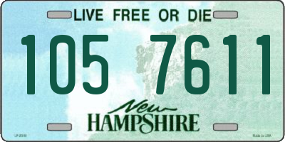 NH license plate 1057611
