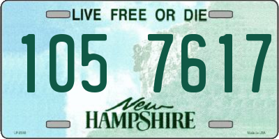 NH license plate 1057617