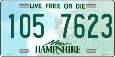NH license plate 1057623