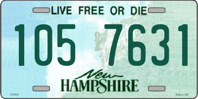 NH license plate 1057631