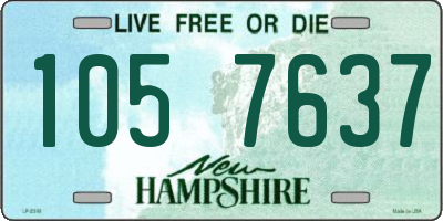 NH license plate 1057637