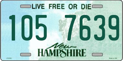 NH license plate 1057639