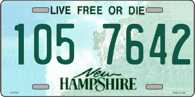 NH license plate 1057642