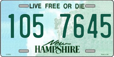 NH license plate 1057645