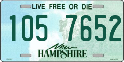 NH license plate 1057652
