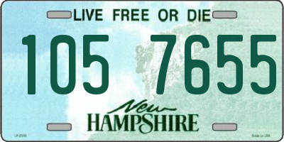 NH license plate 1057655