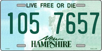 NH license plate 1057657