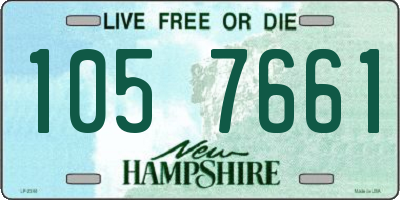 NH license plate 1057661