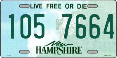 NH license plate 1057664