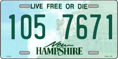 NH license plate 1057671