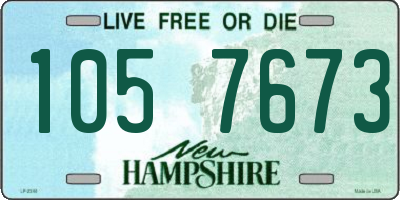 NH license plate 1057673