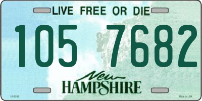 NH license plate 1057682